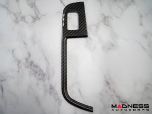 Alfa Romeo Stelvio Door Window Switch Trim Kit - Carbon Fiber - Feroce Carbon